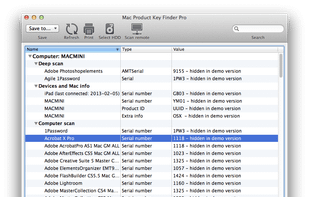 Mac Product Key Finder screenshot 1