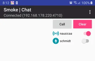 Smoke asymetric Group-Chat
