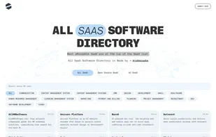 All SaaS Software