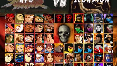 Mortal Kombat vs Street Fighter v2014 by DeathCold [M.U.G.E.N] [Mods]