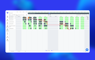 Real-time GANTT timeline