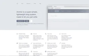 Anchor CMS screenshot 1