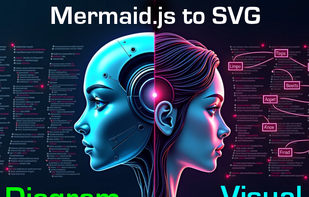 Mermaid.js to SVG Converter screenshot 1