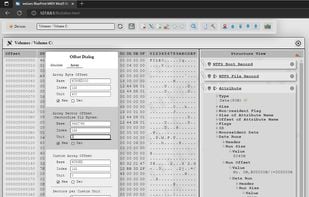 NTFS File Record fast locating