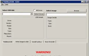 MultiBootUSB screenshot 1