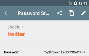 Password Store screenshot 2