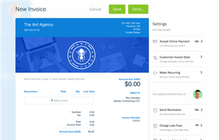 FreshBooks screenshot 1