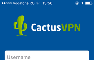 CactusVPN screenshot 1