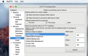 Putty for Mac screenshot 1