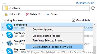 Process Context Menu