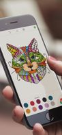 Cat Coloring Pages for Adults screenshot 1
