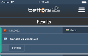 Bettors Club screenshot 1