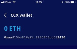CCWallet screenshot 1