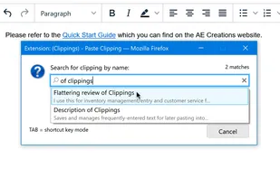 AE Creations Clippings screenshot 2