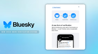 Bluesky is adding a new check mark verification system with "Trusted Verifiers" image
