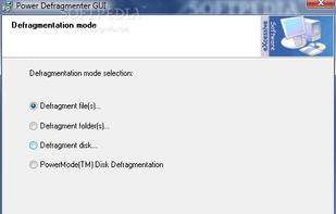 Power Defragmenter screenshot 1