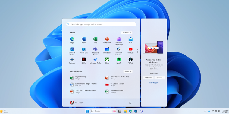 Microsoft expands Phone Link app to iPhone users with Start menu integration image