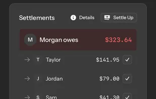 TripSplitter screenshot 1
