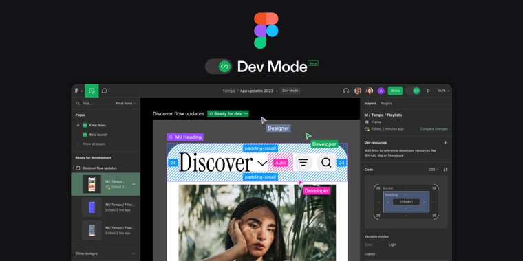 Figma unveils DevMode, Variables, and other features at their annual conference, Config 2023 image