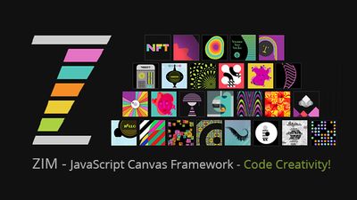 The ZIM JavaScript Canvas Framework to Code Creativity