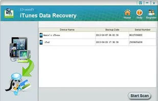 iStonsoft iTunes Data Recovery screenshot 1