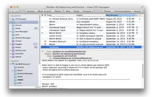 By default MailMate has a classic email client layout, but don’t let this fool you. MailMate is highly configurable.