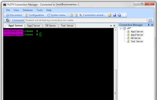PuTTYCM screenshot 1