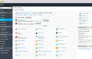 Plesk screenshot 1