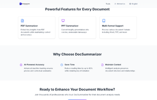 DocSummarizer screenshot 2