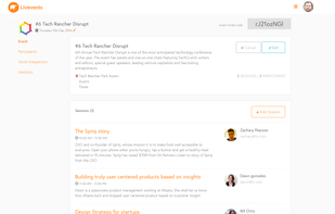 Livevents screenshot 1