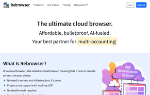 Rebrowser screenshot 1