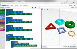 BlocksCAD screenshot 1