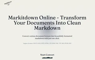 Markitdown Online screenshot 1