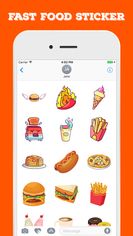Fast Food Stickers For iMessage screenshot 1