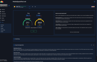 Mobile Speed Test screenshot 1