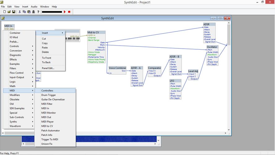 SynthEdit Visual programming software to build your own synthesizer