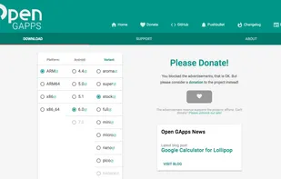 Open GApps screenshot 1