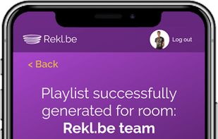 Generated playlist for a group of people using Spotify