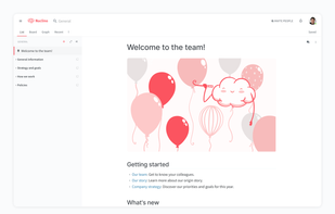 Nuclino screenshot 1