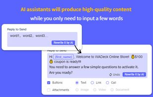 AI-Driven WhatsApp CRM - produce high quality content