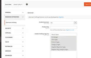 Alternate Tags General Configuration
