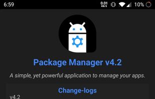 Package Manager screenshot 1