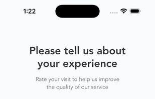 VisibleFeedback’s feedback form is designed for speed and honesty. With just two steps, customers select an emoji-based satisfaction level and leave optional written feedback. They can also opt in for follow-up, giving you a chance to resolve issues before they go public.
The clean mobile-first design works beautifully via QR code, table tent, receipt link, or kiosk, no app download required.