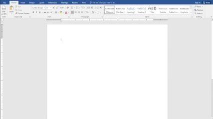 New document view