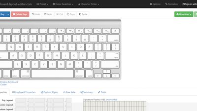 keyboard layout designer