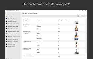 SimpleOne Home Inventory Manager screenshot 1