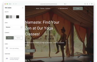 Customising website styles