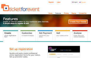 TicketForEvent.com screenshot 1