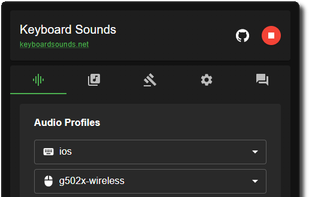 Keyboard Sounds screenshot 1