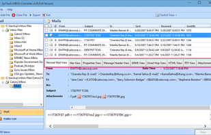 SysTools MBOX Converter screenshot 2
